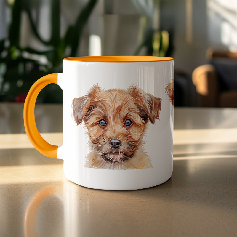 Mug, Orange, 4