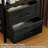 4-Tier Corner Shelf, Bookshelf With 2 Storage Drawers, ...