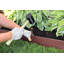 Bordure de pelouse en plastique brun H 5 po x l 480 po-99013516