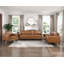 Chaise rembourrée en similicuir de style moderne-2128951225