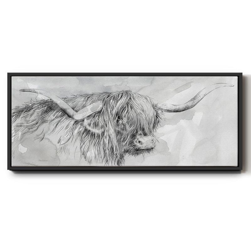 Highland Prince- Framed Canvas, 8" H x 20" W