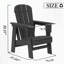 Chaise Adirondack en plastique Laputz-1160066953