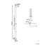 Freestanding Outdoor Shower PARRILLAR Black