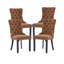 Chaises de salle à manger en velours, chaise de salle à manger rembourrée haut de gamme avec anneau clouté-511006614-531111163-534739512