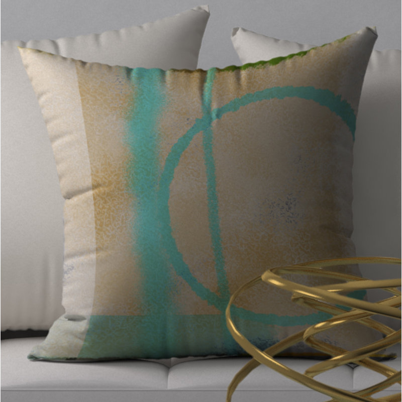 Housse de coussin décorative carrée/insert, 20 po x 20 po