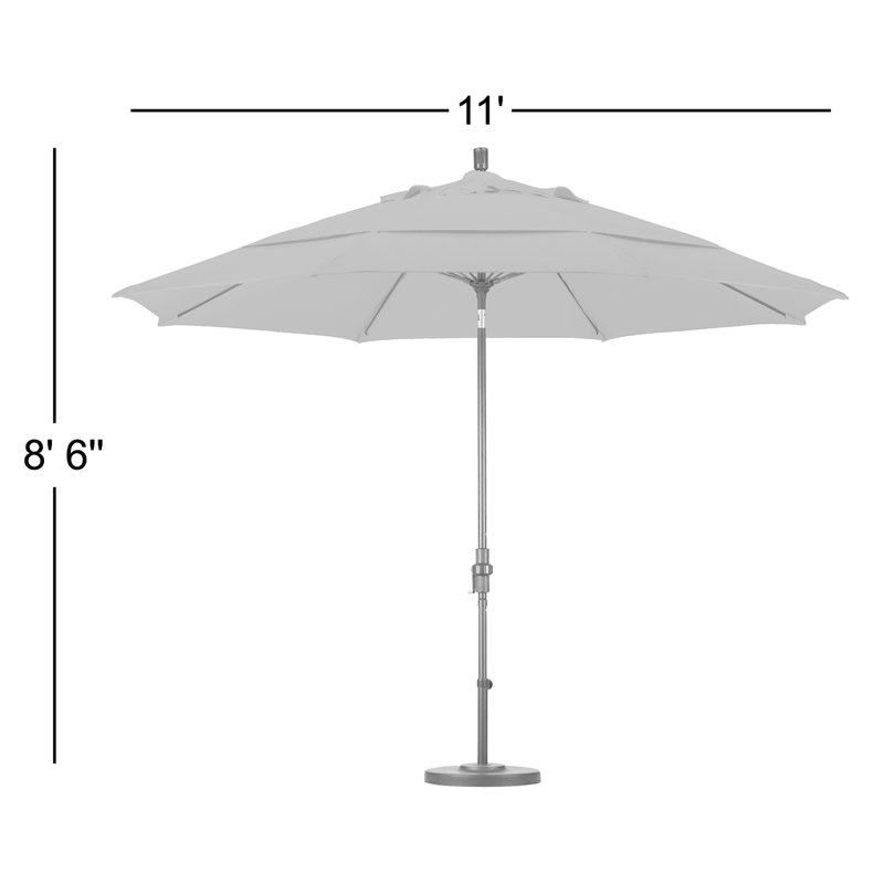 Parasol de marché 11 pi Brent, Beige antique