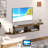 Floating TV Stand with Storage,Floating TV Shelf for Wall, Floating Entertainment Center Wall Shelf for Living Room, Bedroom-336108480