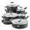 Anolon Advanced Home Hard Anodized Nonstick Cookware Set, 11 Piece