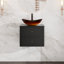Meuble-lavabo mural simple 30 po avec lavabo vasque, robinet-825569735-825569737