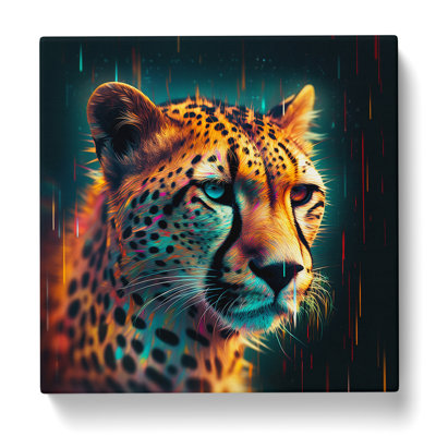 Cheetah Glitch Art No.1 - Print