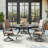Round Outdoor Patio Dining Table With Umbrella Hole-1000397519-1000397504