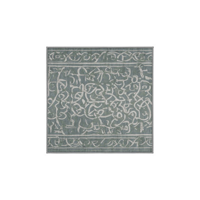 Tapis gris soyeux et moelleux