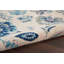 Tapis ivoire / bleu clair Leeming-331316186