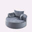 Chaise longue en chenille Hsuan 55 po, aucun assemblage requis-1768128773