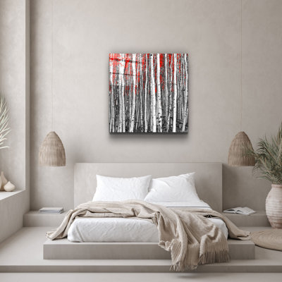Superbe peinture décorative en verre trempé de 19,7 po x 19,7 po | 100% verre trempé, épaisseur: 0,16 pouce | Impression UV pour des couleurs éclatantes | Parfait pour la décoration intérieure, le salon ou le bureau