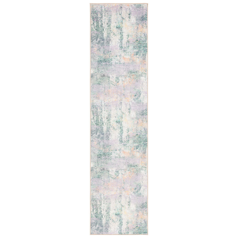 Sequoia Performance Machine Washable Abstract Rug, Runner 2'2" x 9'