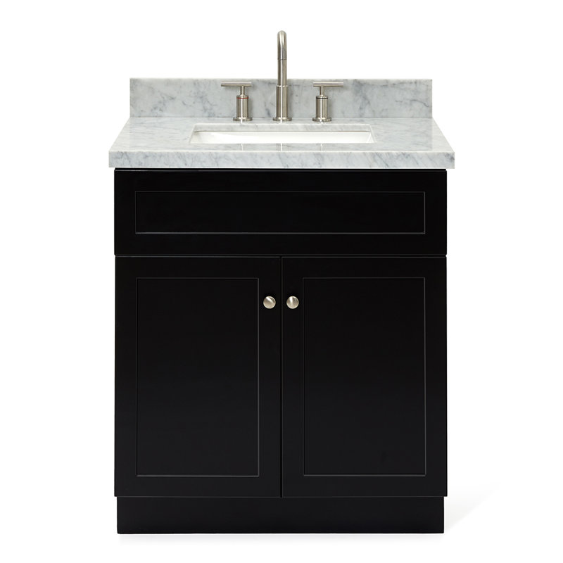 Ensemble de meuble-lavabo simple 31 po Hamlet, Noir