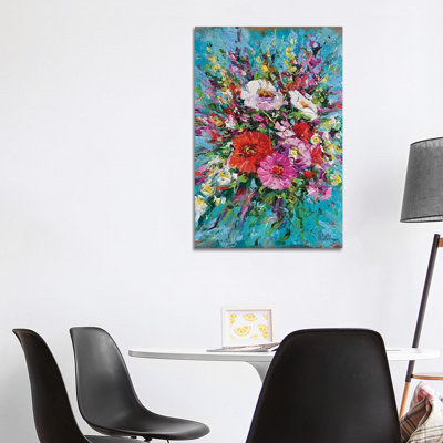 Bouquet IV by Andrej Ostapchuk - Wrapped Canvas Print