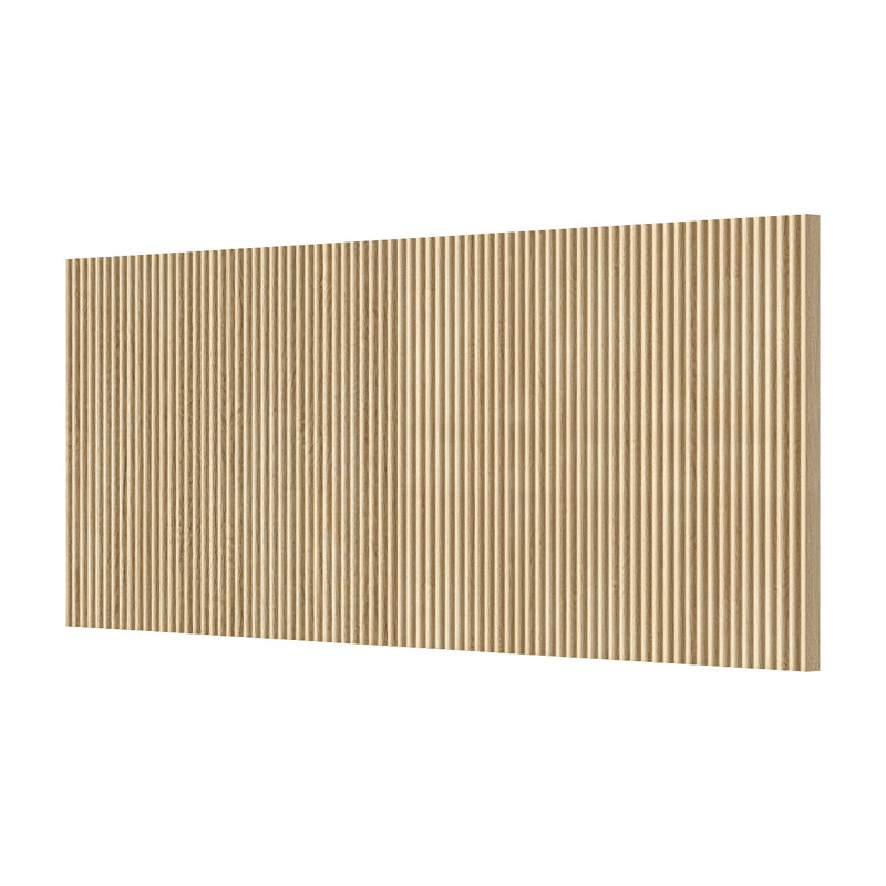 Couvre-tête ondulé en bois 60,8 po Hayes