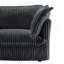 Canapé modulaire 2 places à housse avec repose-pieds convertible, siège large et profond en forme de L avec housse amovible-1162527334
