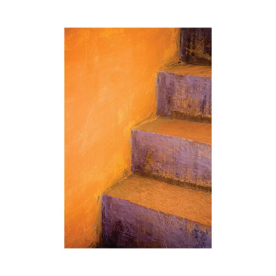 Colourful Stairway Close-Up by Jaynes Gallery - Wrapped Canvas Print