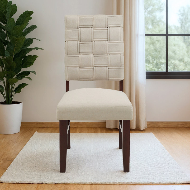 Chaises de salle à manger Lindo, Beige