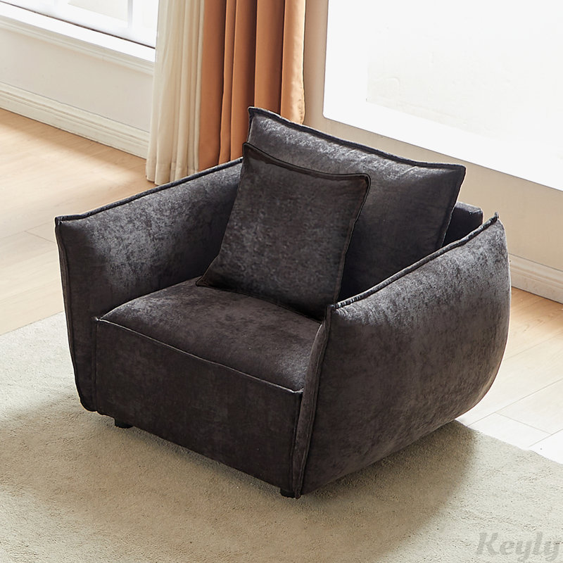 Fauteuil 44 po, Noir