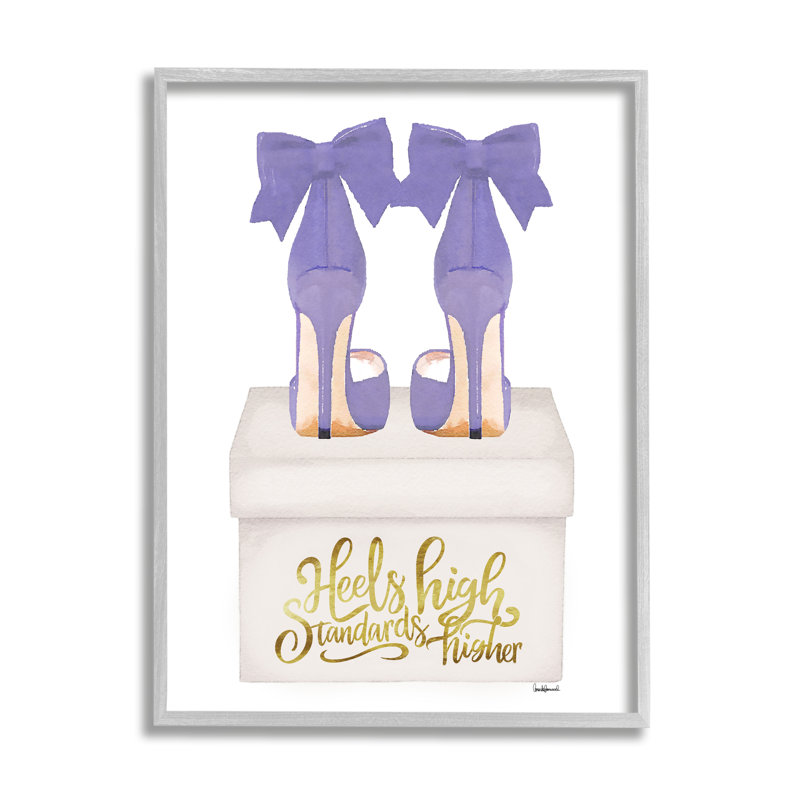Talons hauts mauves par Amanda Greenwood, Estampe numérique Farmhouse, H 20 po x l 16 po x P 1,5 po