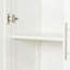 Armoire de cuisine et armoire polyvalente avec plusieurs compartiments de rangement