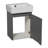 Heeba 14.56'' Single Bathroom Vanity with Ceramic Top with Mirror-1912100101
