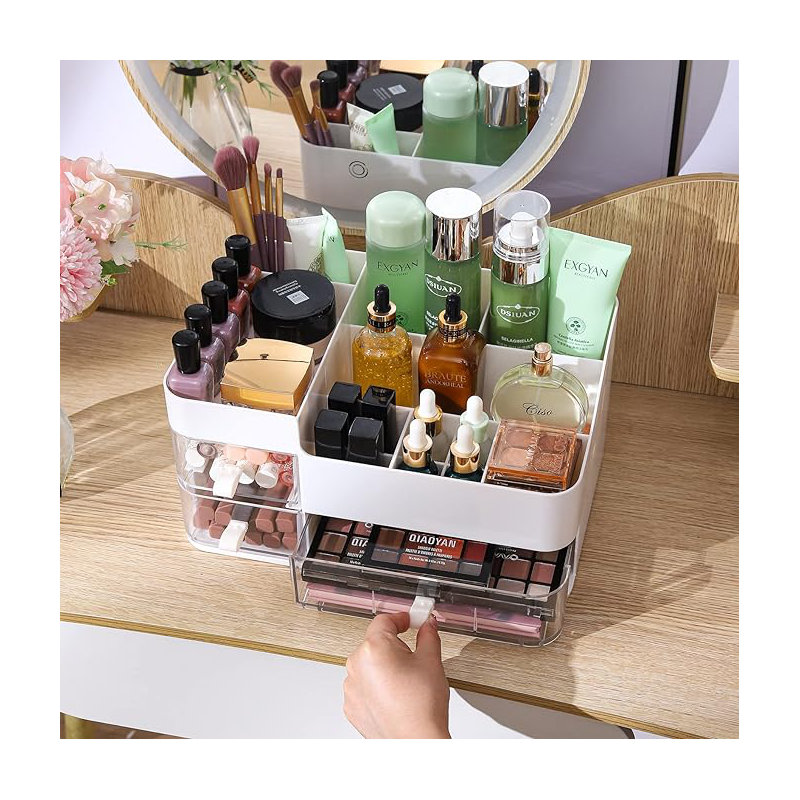 Organisateur de maquillage en plastique Pamelina