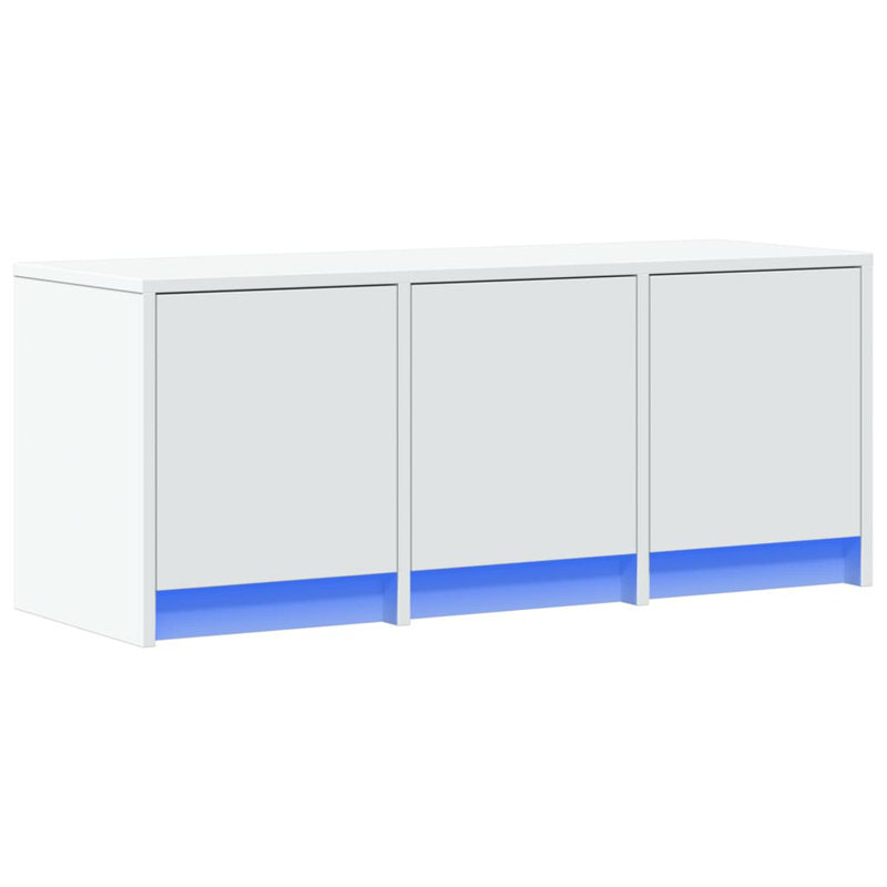 Cristien Unfinished TV Stand, White, 97cm
