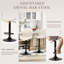 Tabouret de bar pivotant à hauteur réglable avec structure en métal -2089567423