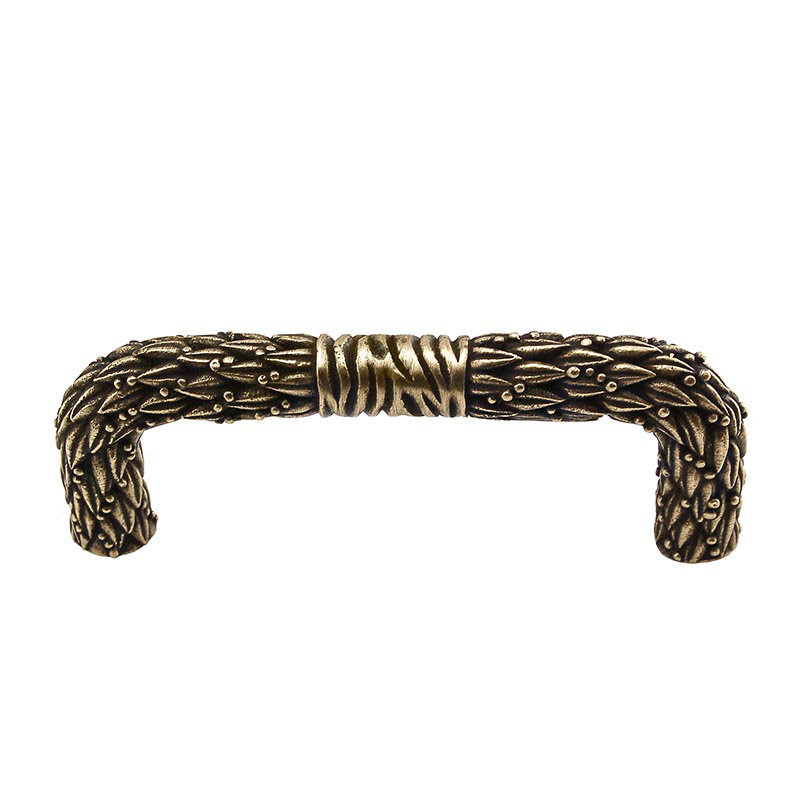 San Michele Arch Pull, Antique Brass, 3"