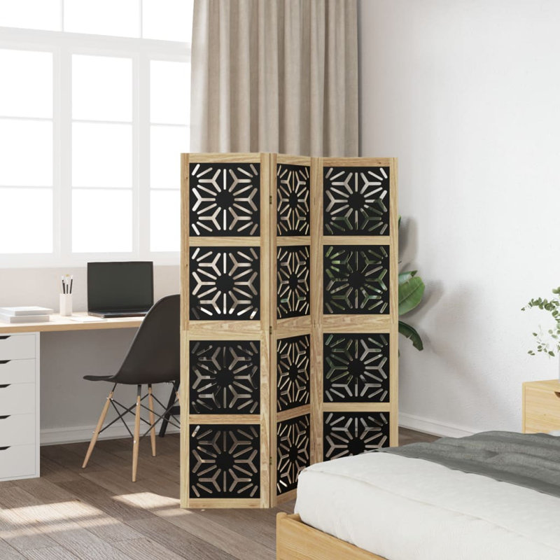 105cm W x 160cm H 3 - Panel Folding Room Divider
