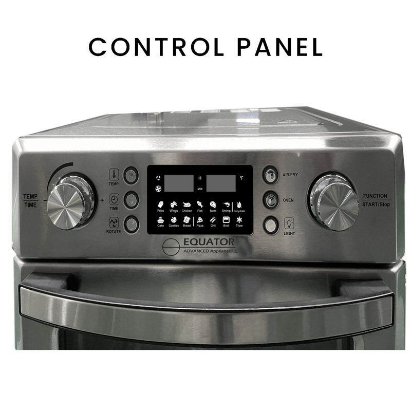 Stainless Steel 5-in-1 Electric Air Fryer and Convection Oven