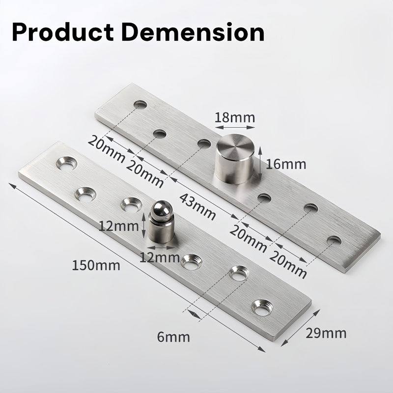 360 Degree Rotating Door Hinges for cabinet doors, secret doors and storage solutions