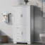 Armoire de rangement avec portes et trois tiroirs pour la salle de bain-1128938929