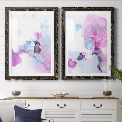 " Fluid Magenta III " 2 - Pieces