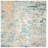 Riccio Abstract Blue/Beige/Orange Area Rug-1510967859