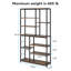 508cm H x 254cm W Bookcase-341413799
