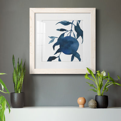 Indigo Oranges I-Premium, reproduction encadrée - prête à être accrochée
