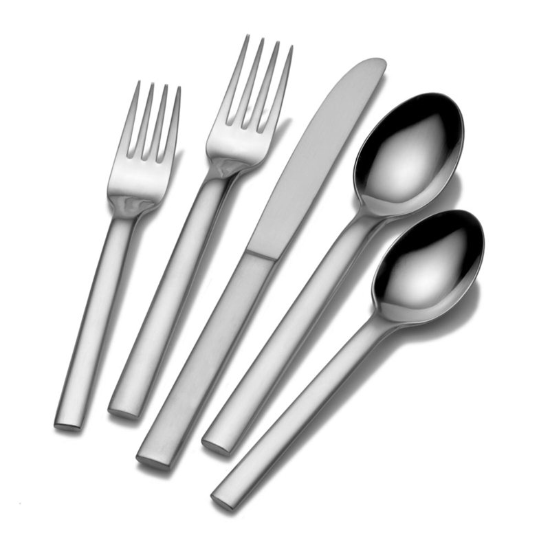 Mikasa Ovoid 18.0 SS Forged 20Pc Flatware Set, Service For 4