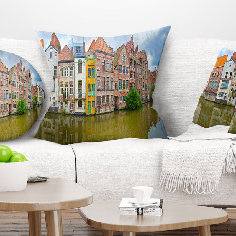 Gand belgique oreiller de paysage Photography