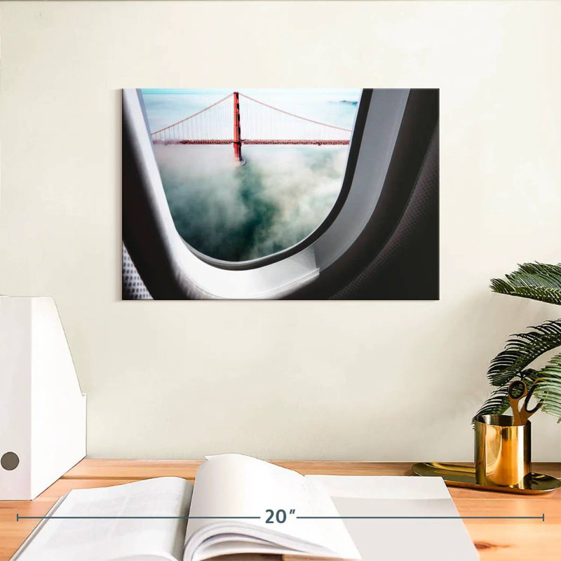 Nicci Plane Window Golden Gate, H 8 po x l 12 po