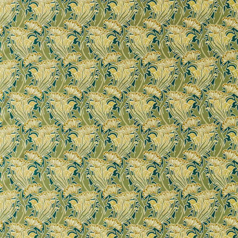 Bedford Park Laceflower Fabric, Pistachio/Lichen