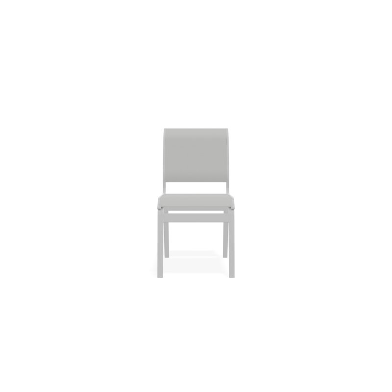 Aruba II Outdoor Dining Chair, White, White 6D Sunbrella®