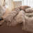 Retro Monet Linen Bowknot Cotton Duvet Cover Set-109926813-109926815