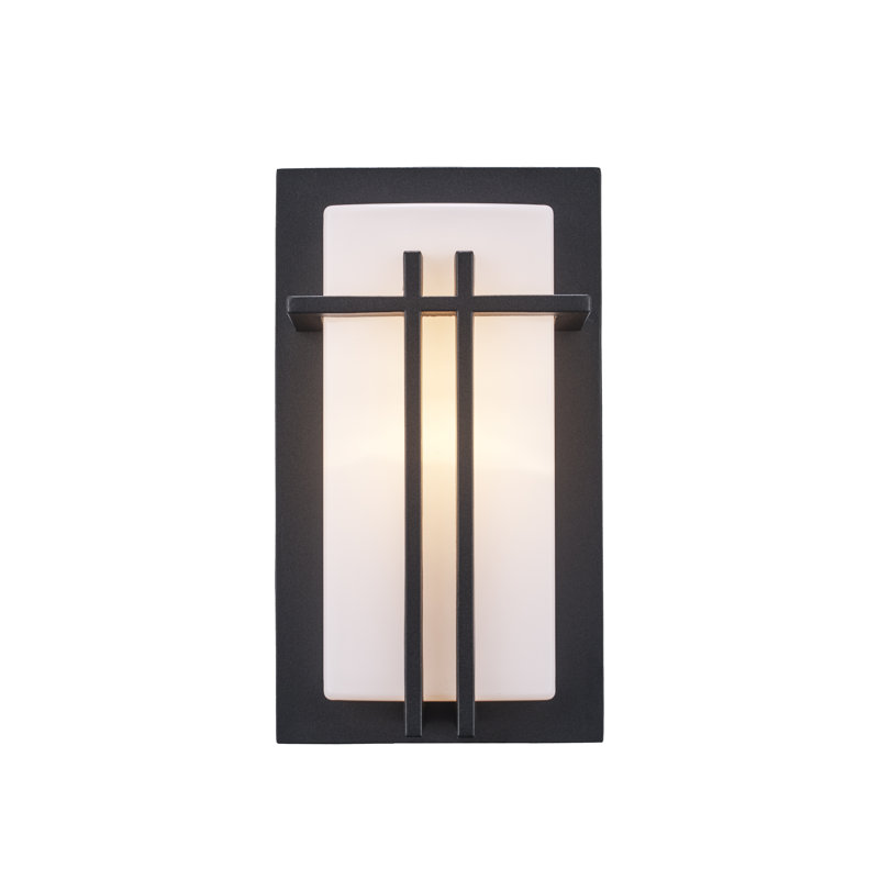 Luminaire à cloison d'extérieur Argeniz, Noir