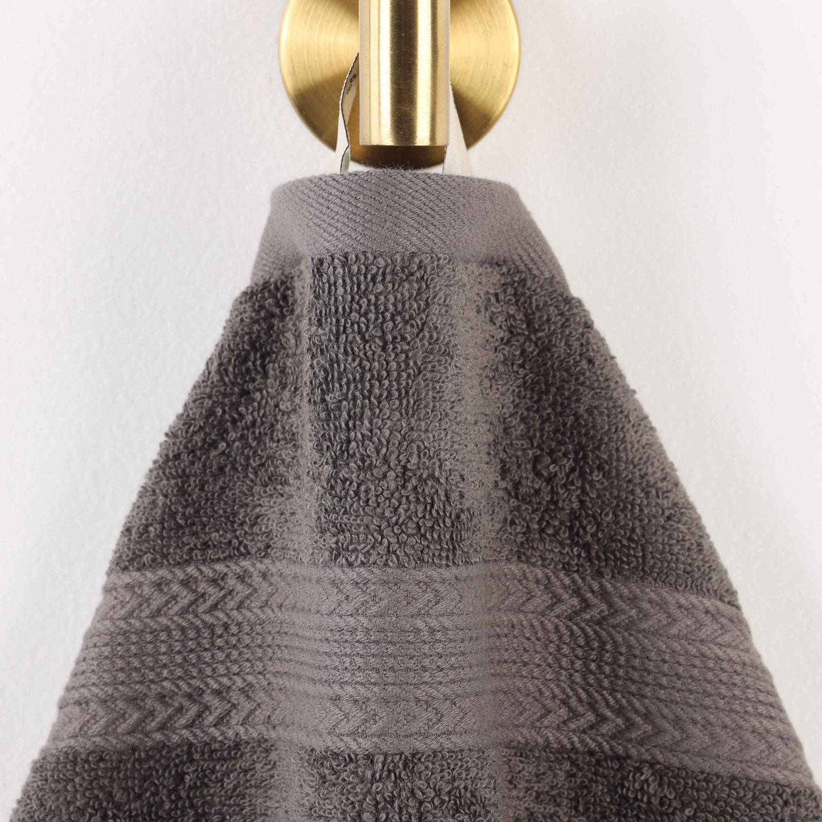 100% Cotton Sustainable Multi-Size Towel Set, Graphite